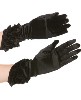 Kurze Satinhandschuhe