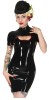 Latexkleid mit kurzem Arm