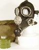 Schwarze Gasmaske GP07 