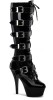 Aufwendig gearbeiteter Plateaustiefel