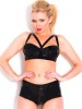 Latex Hotpant mit BH