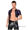 Herren Latex Top mit Reissverschluss