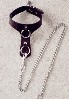 Leder O-Ring Halsband