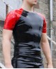 Latex t-Shirt Marmoriert