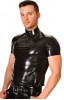 Nero Polo Latex Shirt