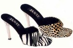 Eleganter Animal Fell Slipper