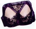 Jux Br�ste mit Schwarzem Spitzendekor zum Umbinden