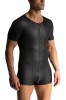 Elastischer Lederlook Body fr Ihn