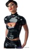 Goddess Latex Kurzarm Top