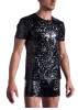 Herren-Zipper-T-shirt