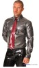 Latex Langarmhemd fr Herren