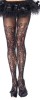 Floralspitzen Netzstrumpfhose