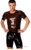 Latex Herren Shorts mit Zipper