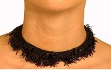 Fransenborte Halsband
