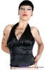 Satin Nackentrger Top