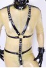 Latex Harness mit Penisring