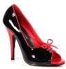 Schwarz/rote Pumps