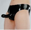 Herren Latex Slip