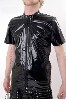 Herren Lack Kurzarmtop