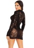 Rueckenansicht Netzkleid