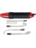 mit rotem Neon Wand Gert