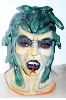 Detailreiche Medusa Latexmaske