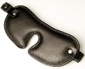 Leder Augenmaske in zwei Farbstellungen