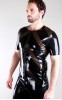 Latexshirt mit Reissverschluss