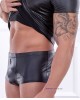 Boxer f�r M�nner Wetlook matt schwarz gl�nzend