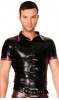 Polo Zip Top aus Latex