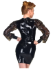 Rueckenansicht Latexkleid