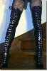 Latex Schnr Boots