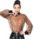 Emilia Bluse Leopard Weite Bluse Emilia