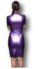 R�ckenansicht Kleid Purple
