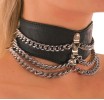 Halsband mit Kette