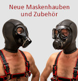 Neue Gasmaskenhauben