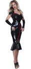 Datex Dress schwarz rot