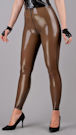 Latexleggins Schwarztransparent Latexpants transparent