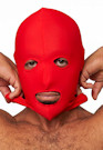 Rote Maske